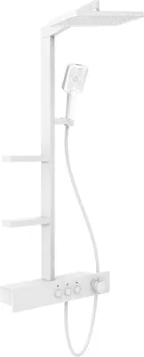 Immagine prodotto di Mexen Saxx set doccia esterno con soffione e miscelatore, bianco - 78102-20