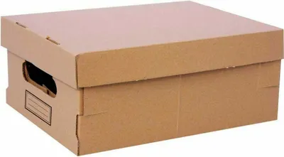 Produktbild von Aufbewahrungsbox mit Deckel confortime Karton 36,5 x 28,5 x 28,5 x 16,5 cm (6 Stück)
