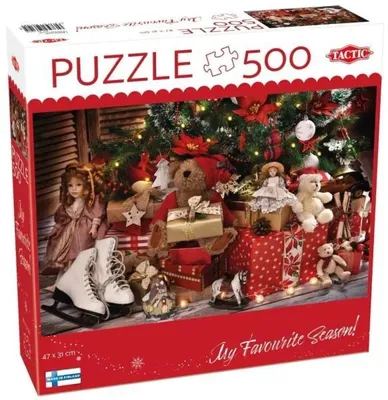 Zdjęcie produktu dla Puzzle 500 Christmas presents and toys - Tactic