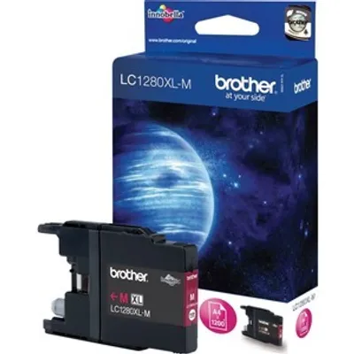 Produktbild von Brother LC1280XLMBP - Mit hoher Kapazität - Magenta - original - Blisterverpackung - Tintenpatrone - für Brother MFC-J5910DW, MFC-J6510DW, MFC-J6710DW, MFC-J6910DW
