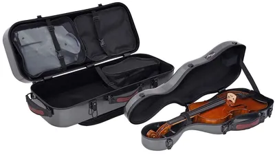 Zdjęcie produktu dla Fiberglass futerał skrzypcowy skrzypce Travel 4/4 M-case Czarny Point