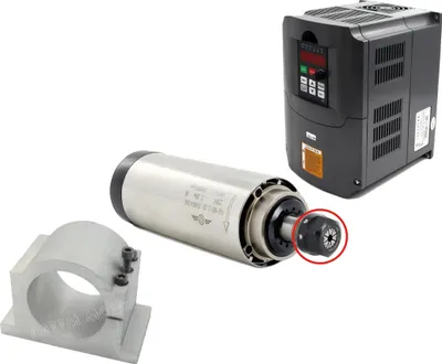 Zdjęcie produktu dla Silnik wrzeciona CNC ER20, wysoka precyzja, moc 2,2 kW, prędkość 24000 obr