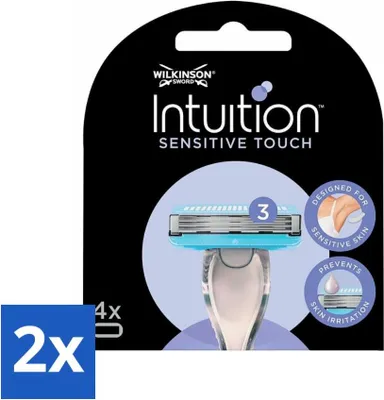 Produktbild von Wilkinson - Intuition Sensitive Touch Nachfüllklingen - Mit Aloe Vera - 3 Rasierklingen - Vorteilspack - 2 Stücke