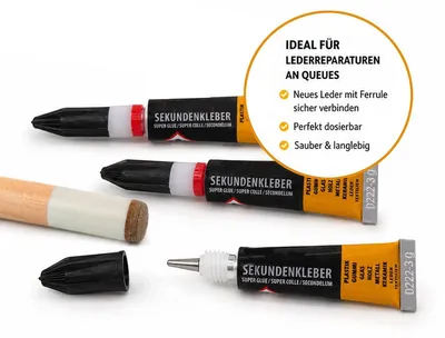 Produktbild von Lederkleber für Billard-Queuespitze Klebstoff für Klebeleder
