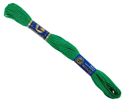 Zdjęcie produktu dla Creativ Company Nici do haftowania, zielone, 12 x 8 m, 1 pudełko