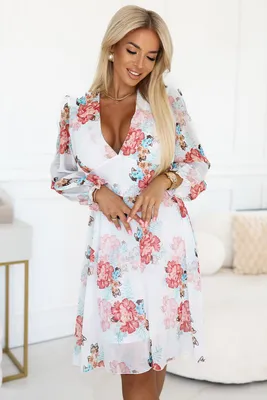 Obrázek produktu pro Numoco Dámské mini šaty Frances bílo-růžová S
