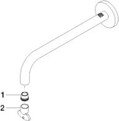 Produktbild von Dornbracht 90282235201-00 Auslauf Ersatzteile