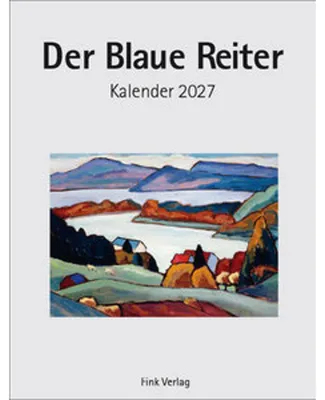 Produktbild von Kalender "Der Blaue Reiter" 2027, 19 x 24,5 cm, mit 12 Kunstkarten, dreisprachig