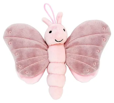 Produktbild von Schmetterling Plüschtier rosa - ca. 15 cm