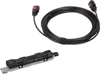 Produktbild von Original Antennen Modul + Kufatec Kabelbaum SET DAB DAB+ für Audi A5 8F Cabrio