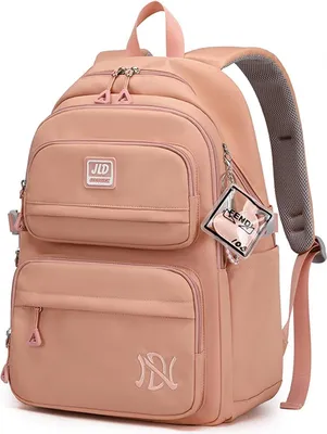 Produktbild von JANSBEN Schulrucksack Nylon Schwarz Damen Herren Wasserdicht 30L