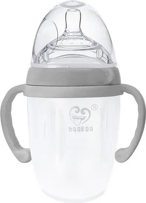 Produktbild von Haakaa Generation 3 Baby Flasche 250ml - Grau