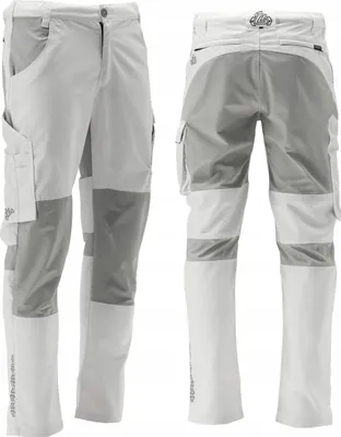 Immagine prodotto di SERWAL 4-Way STRETCH pantaloni da lavoro bianco/grigio taglia L