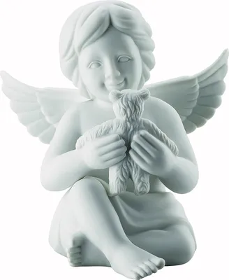 Produktbild von Rosenthal Engel gross Weiss matt Engel mit Teddybär 69056-000102-90527