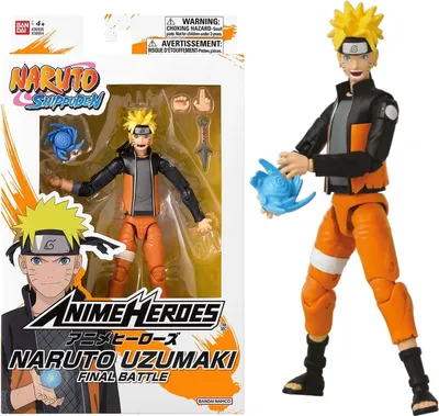 Produktbild von Bandai - Anime Heroes Figur Naruto Uzumaki 17 cm Manga Actionfigur 4+
