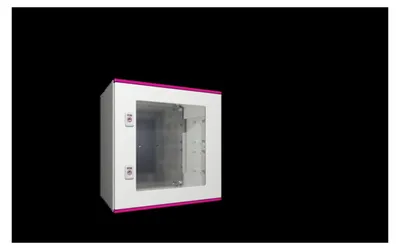 Immagine prodotto di Rittal AX Kunststoff-Schaltschrank, : 500x500x300 mm, m.S.