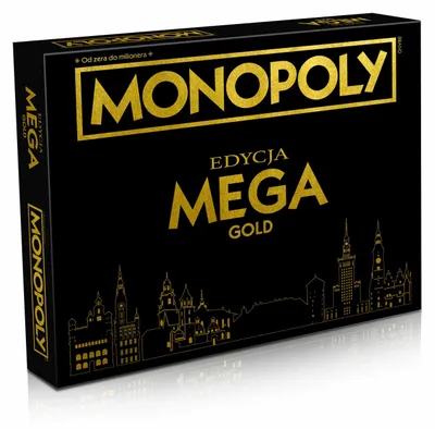 Produktbild von Winning Moves Monopoly MEGA Gold DELUXE GOLD EDITION Brettspiel