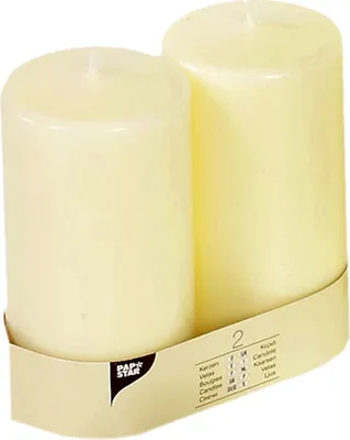 Image de PAPSTAR 15362 Papstar Kerzen elfenbein 2St