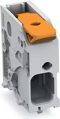 Produktbild von WAGO Leiterplattenklemme;Hebel;6 mm²;grau 2606-1101