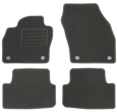 Fußmatten-Set für VW T-Cross C1, 05/2019-, 4-teilig, Schwarz