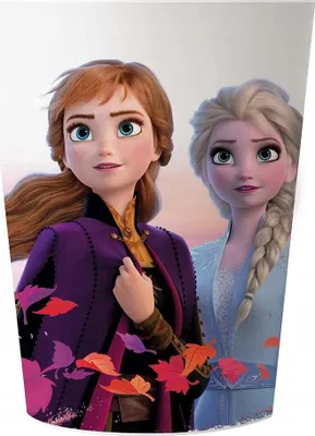 Image de Set de gobelets de fête Frozen La Princesse des glaces 2 pièces multicolores 230 ml