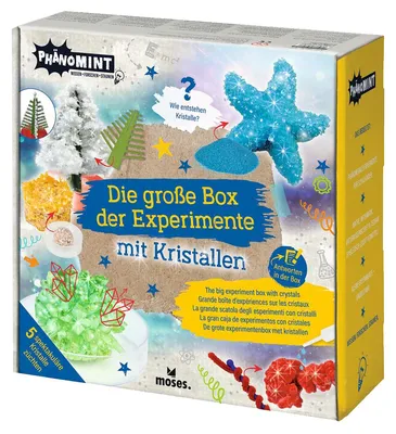 Produktbild von MOSES PhänoMINT große Box der Experimente mit Kristallen
