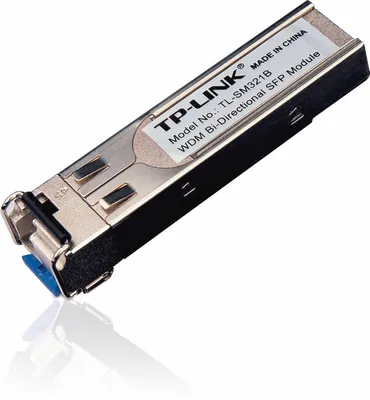 Produktbild von TP-LINK Bidirektionales 1000Base-BX-WDM-SFP-Modul, verkabelt, Ethernet, 1250 Mbit/Sek, 10000 m, FCC, CE, CSMA/CD, TCP/IP