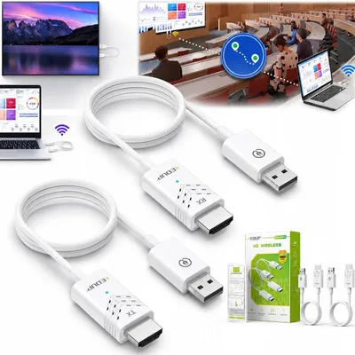 Zdjęcie produktu dla Bezprzewodowy nadajnik odbiornik transmiter HDMI EDUP 1080P HD 50m