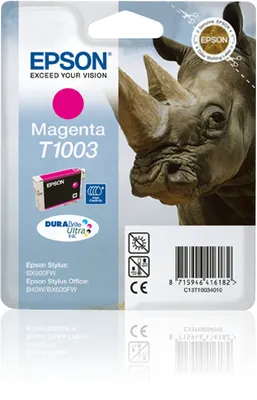 Produktbild von Epson Rhino Singlepack Magenta T1003 DURABrite Ultra Ink