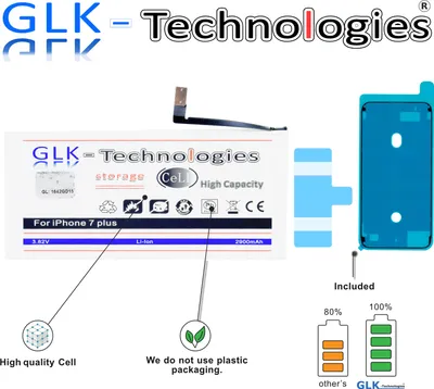 Produktbild von GLK-Technologies Akku für Apple iPhone 7 Plus A1784 A1661 A1785 Accu Batterie Ohne Set