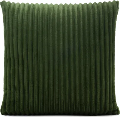 Produktbild von Gözze Cord-Optik Kissen gefüllt dunkelgrün 50x50 cm