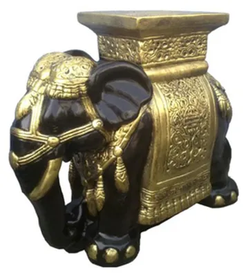 Produktbild von Deko Figur Statue Skulptur 45 cm Figuren Statuen Skulpturen Buddha Tisch Elefant