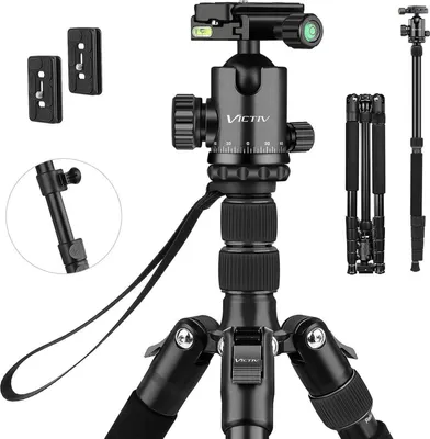 Obrázok produktu pre Victiv Statív pre fotoaparát 205 cm z hliníkovej zliatiny čierny
