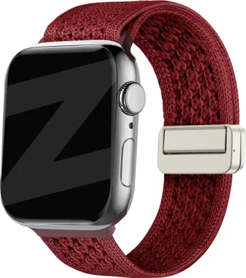 Produktbild von Bandz Vintage Nylon Armband Apple Watch Series 1 2 3 4 5 6 7 8 9 10 SE 38 40 41 42mm Magnetisch Verstellbar
