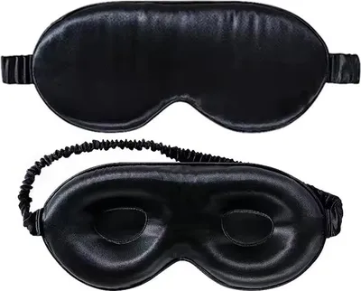 Produktbild von Seiden 3D Schlafmaske H-2 - schwarz