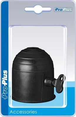 Obrázek produktu pro Kryt tažné koule černý se zámkem v blistru