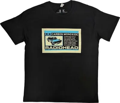 Produktbild von Radiohead Carbon Patch Black L T-Shirt