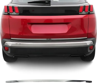 Image de Garniture de Hayon Coffre pour Peugeot 3008 2016-2025 acier inox