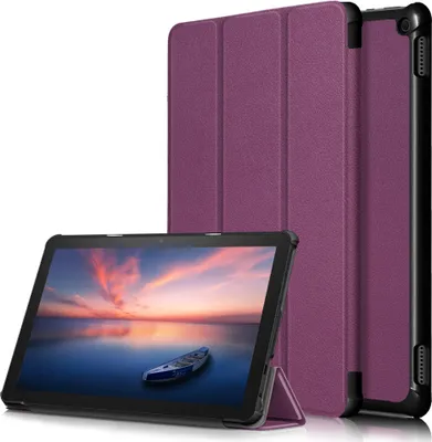 Produktbild von Schutzhülle für Amazon Fire HD 10 / HD 10 Plus 2021 11. Generation 10.1" Hülle Tasche Etui Case Standfunktion LILA