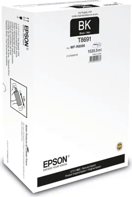 Image de Epson T8691 - 1520.5 ml - Noir - original - Nachfülltinte - für WorkForce Pro R8590 D3TWFC, WF-R8590, WF-R8590 D3TWFC, WF-R8590DTWF