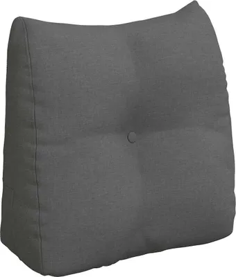 Obrázok produktu pre vidaXL Zadný vankúš tmavosivý 45 x 24 x 50 cm látka