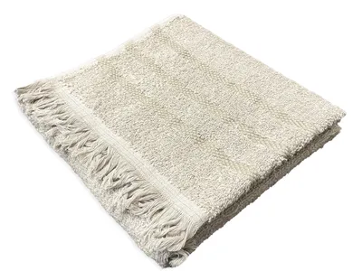 Obrázek produktu pro Ručník Mikuláš 50x100 cm s třásněmi světle šedý