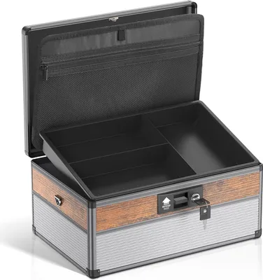 Obrázek produktu pro Uzamykatelný úložný box se zámkem - uspořádání a ochrana osobních věcí 39x20x20 cm