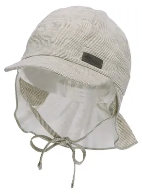 Produktbild von Sterntaler Schirmmütze mit Nackenschutz Ringel Gr. 45