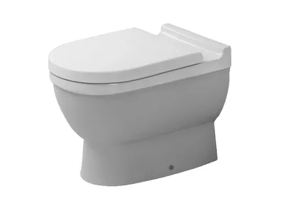 Produktbild von Duravit Stand-WC STARCK 3 tief, 360 x 560 mm, Abgang waagerecht weiß
