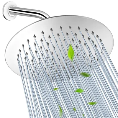 Imagen del producto de Cabezal de ducha de acero inoxidable de 30 cm con ángulo ajustable
