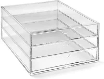 Produktbild von Famanu Dokumentenorganizer mit 3 Fächern - Transparent