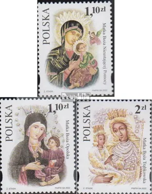 Produktbild von Briefmarken Polen 2002 Mi 3987-3989 (kompl.Ausg.) gestempelt Maria