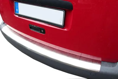 Für VW Caddy III 2K 2003-2015 LADEKANTENSCHUTZ Edelstahl MATT Leiste Schutz in der Farbe von Recambo e.K.