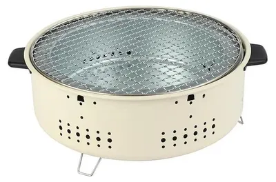 Obrázek produktu pro Gril na dřevěné uhlí, přenosný design, multifunkční využití, grilovací pec